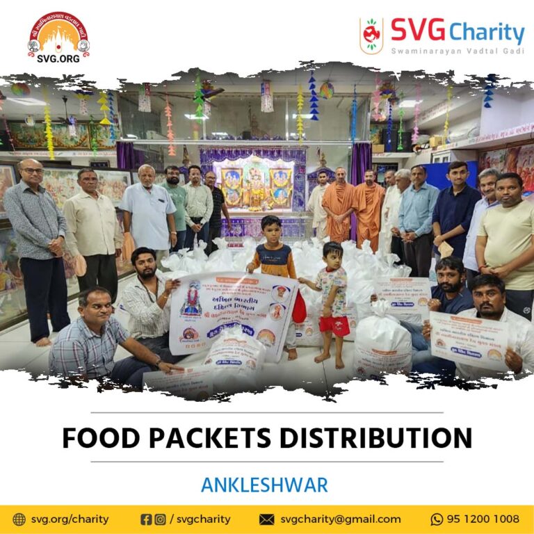 SVG Charity : Distribution Of Food-Prasad In Rain-Affected Areas - Ankleshwar || 18 Sep 2023 10 Food Packets Distribution Ankleshwar